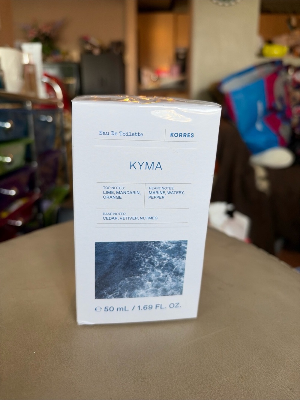 Korres Kyma Unisex 50ml EDT Spray. New Sealed in Box!